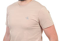 Футболка чоловіча Calvin Klein 25-302-02 бежева, фото 6