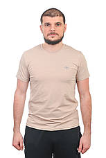Футболка чоловіча Calvin Klein 25-302-02 бежева, фото 3