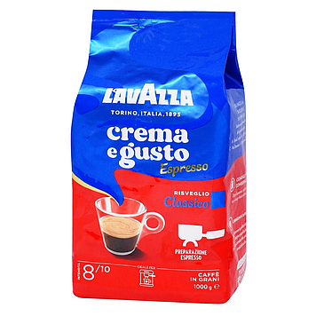 Кава Lavazza Crema e Gusto Classiсo Зерно 1кг