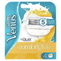 GILLETTE VENUS&OLAY ComfortGlide Кокос Змінні касети для гоління 4шт