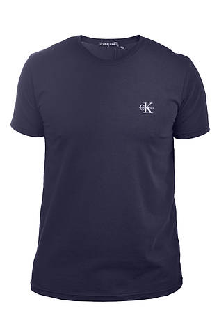 Футболка чоловіча Calvin Klein 25-302-35B темно-синя, фото 1