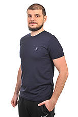 Футболка чоловіча Calvin Klein 25-302-35B темно-синя, фото 4