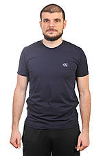 Футболка чоловіча Calvin Klein 25-302-35B темно-синя, фото 3