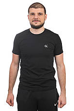 Футболка чоловіча Calvin Klein 25-302-43 (B) чорна, фото 3