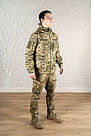 Костюм ріпстоп піксель штурмовий вітрозахисний куртка та штани камуфляж піксельна військова форма тактична WEQ