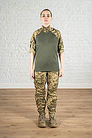 Боевой костюм пиксель рипстоп штурмовой полевой женский армейская форма пиксельная военная всу мм 14 статутная
