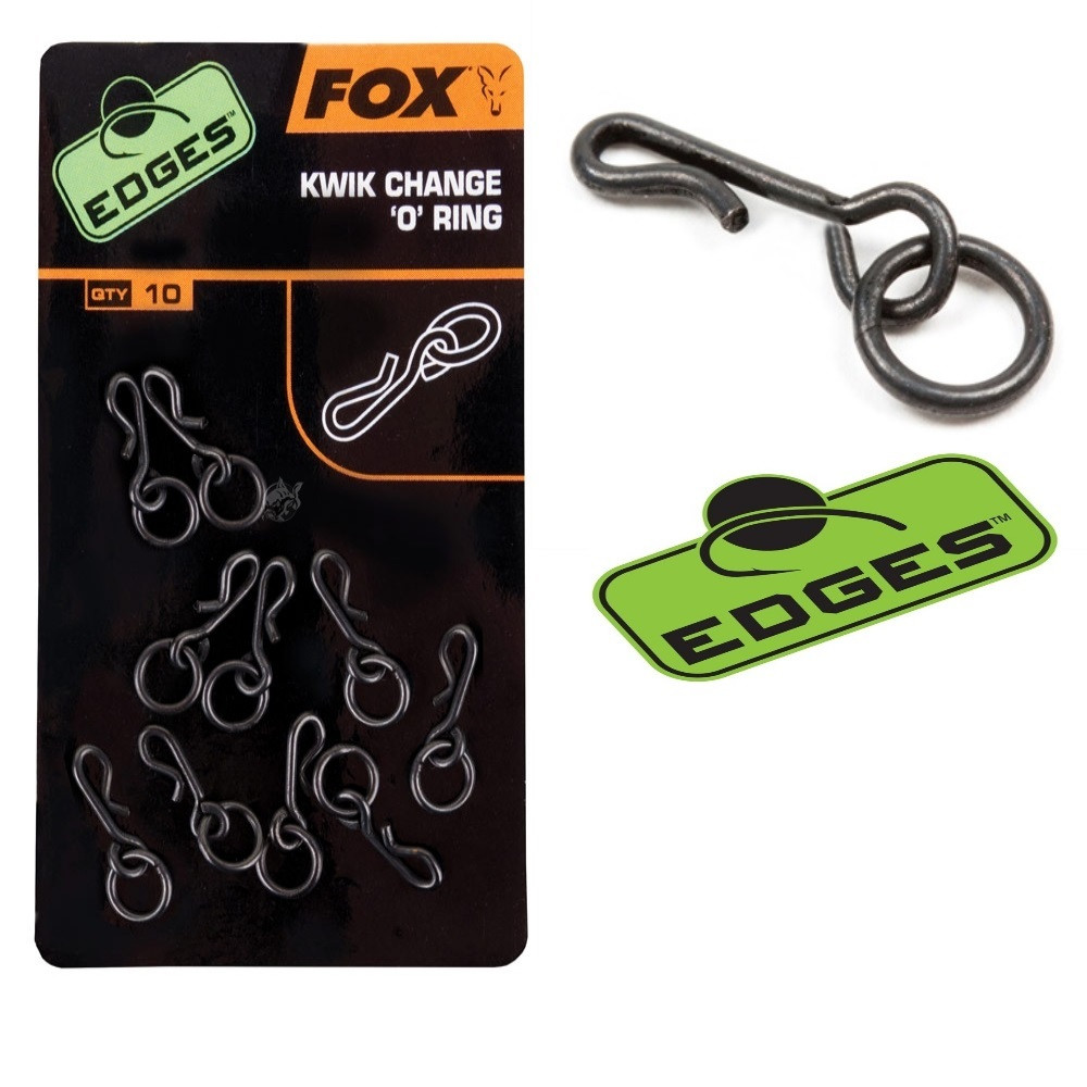 Быстросьемные вертлюги Fox Edges O ring kwik connector, 10шт, фото 1