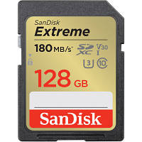 Карта памяти SanDisk 128GB SD class 10 UHS-I Extreme SDSDXVA-128G-GNCIN d