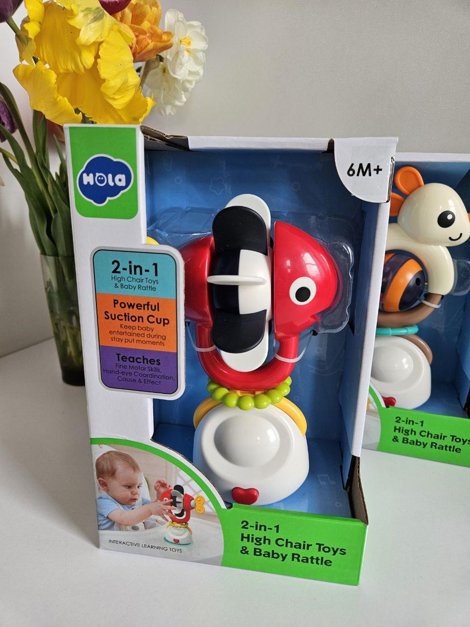 Брязкальце-прорізувач на присосці E 7975 ABC Hola, фото 1