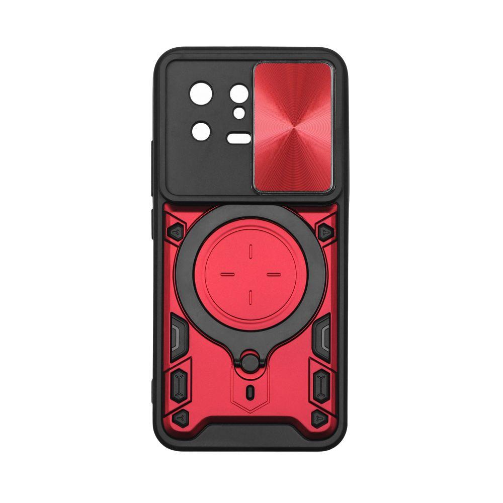 Чохол TPU+PC CamCap Armor with Ring для Xiaomi 13 Колір Red