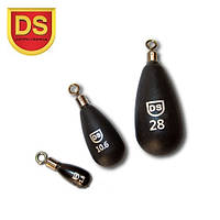 Грузило вольфрове DS Джиг-ріг 1,3g Black