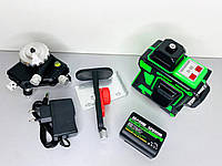 Лазерный уровень для укладки плитки (3D/ 12 лучей), Уровень 360, Лазерный уровень с зеленым лучом, AMG