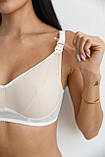 Бюстгальтер для вагітних і годуючих Мамин Дім Айворі Якісний бюстгальтер для годуючих мам, фото 3