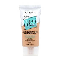 Тональний крем для обличчя LAMEL Make Up Oh My Clear Face Skin Clarifying Foundation тон 405, 40 мл