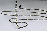 Шнурок держатель для очков металлический на силиконовых петлях