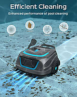 Аккумуляторный робот-пылесос для бассейнов / Пылесос для чистки бассейна Wybot