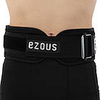 Пояс атлетичний посилений регульований Ezous Training Belt O-09 розмір M Black, фото 9