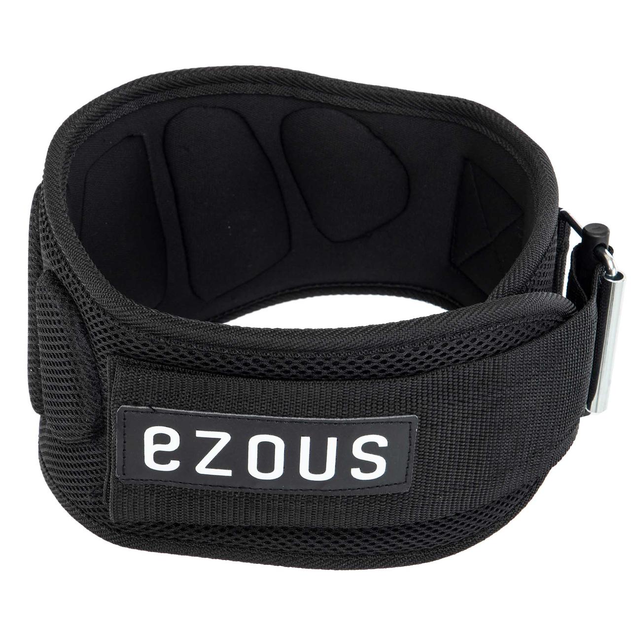 Пояс атлетичний посилений регульований Ezous Training Belt O-09 розмір M Black, фото 1