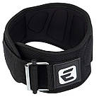 Пояс атлетичний посилений регульований Ezous Training Belt O-09 розмір M Black, фото 2