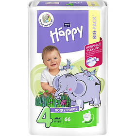 Підгузки Bella Happy Maxi 4 BIG PACK ( 66 шт / 8-18 кг)