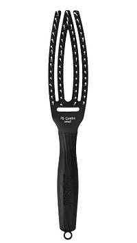 Щітка масажна Olivia Garden з натуральною щетиною Finger Brush Combo OGBFBC1S