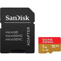 Карта памяти SanDisk 1TB microSD class 10 UHS-I U3 V30 Extreme SDSQXAV-1T00-GN6MA d