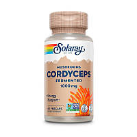 Solaray Cordyceps Mushroom Fermented 1000 мг 60 капсул кордицепс