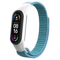 Ремешок для фитнес браслета Armorstandart нейлоновый для Xiaomi Mi Band 7/6/5/4 Light Blue ARM69066 d