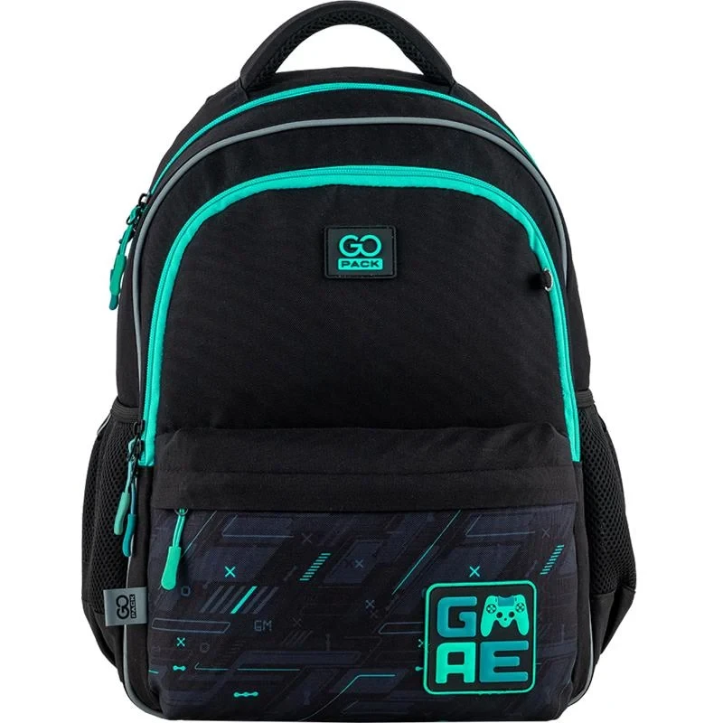 Рюкзак шкільний GoPack  Education GO24-182M-1 чорний, фото 1