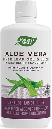 Натуральний Алое Віра Nature's Way Aloe Vera 1л, фото 1