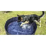 Великий складний басейн для собак та різних тварин 120х30 см Purlov 23831 Польща, фото 7