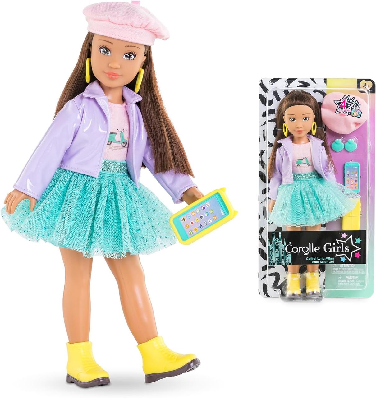 Лялька Corolle Girls Луна Фешн Мілан з аксесуарами 28 см 9000600170, фото 1