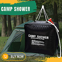 Подвесной походный душ 40л, Переносной душ для отдыха на природе Camp Shower, Camp Shower для активного отдыха