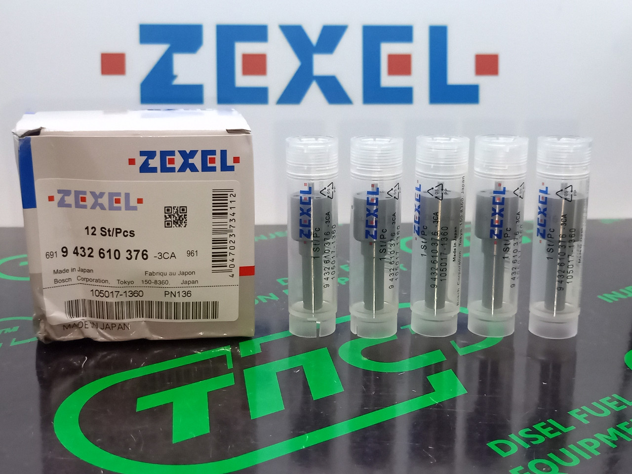 Розпилювач дизельної форсунки 9 432 610 376 (DLLA 141 PN 136) (ан. 105017-1360) ZEXEL MAZDA TITAN