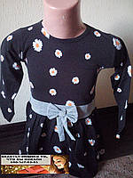 Платье детское с ромашками на 2, 3, 4, 5 лет