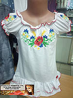 Дитяча сукня туніка з вишивкою 4-6 років