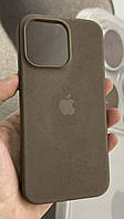 Apple iPhone 15 Pro Max чохол пластик накладка FineWoven (AAA) with MagSafe (6.7") (Taupe)