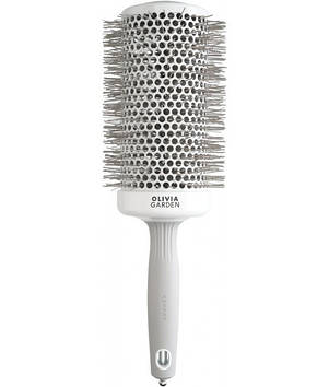 Брашинг Olivia Garden Expert Blowout Speed Wavy Bristles White&Grey 65 мм OGID2028