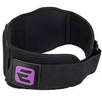 Пояс атлетический усиленный регулируемый Ezous Easy Focus Power Belt O-07 размер S Black-Purple