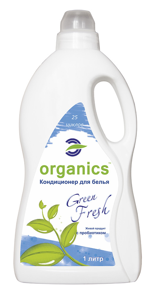 Біоополіскувач для білизни Organics Green Fresh 1 л