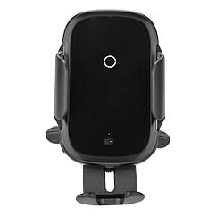 Автотримач Baseus Wireless Charger WXHW03 М'ята пачка Колір Чорний, 01