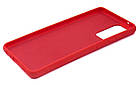 Чохол силіконовий для Samsung  A71 (A715) Silicone Case Full (Червоний), фото 3