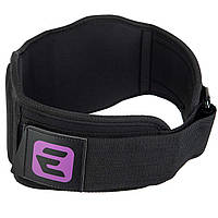 Пояс атлетический усиленный регулируемый Ezous Easy Focus Power Belt O-07 размер L Black-Purple