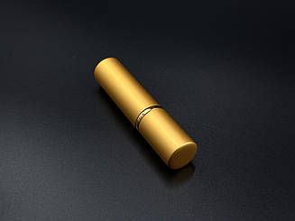 Портативний міні-флакон для парфумів для подорожей. Цвет золотий. 83х19мм/5 мл