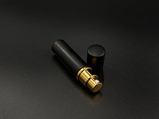 Портативний міні-флакон для парфумів для подорожей. Цвет чорний. 83х19мм/5 мл
