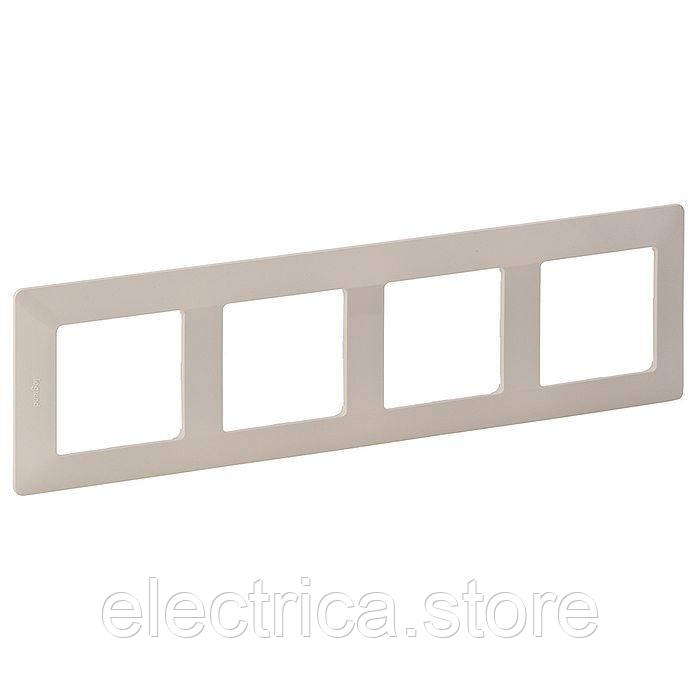 Рамка 4-постова Valena Life слонова кістка 754044, фото 1