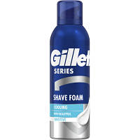 Пена для бритья Gillette Series Охлаждающая с эвкалиптом 200 мл 8001090872098 d