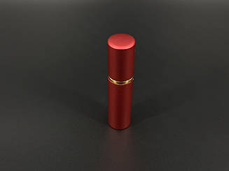 Портативний міні-флакон для парфумів для подорожей. Колір червоний. 100х23мм/1