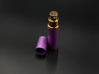 Портативний міні-флакон для парфумів для подорожей. Колір фіолетовий. 100х23мм/