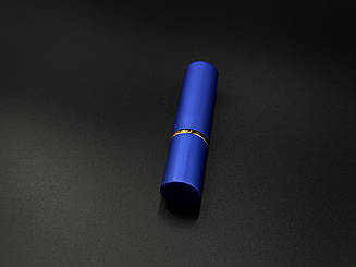 Портативний міні-флакон для парфумів для подорожей. Колір синій. 100х23мм/10 мл
